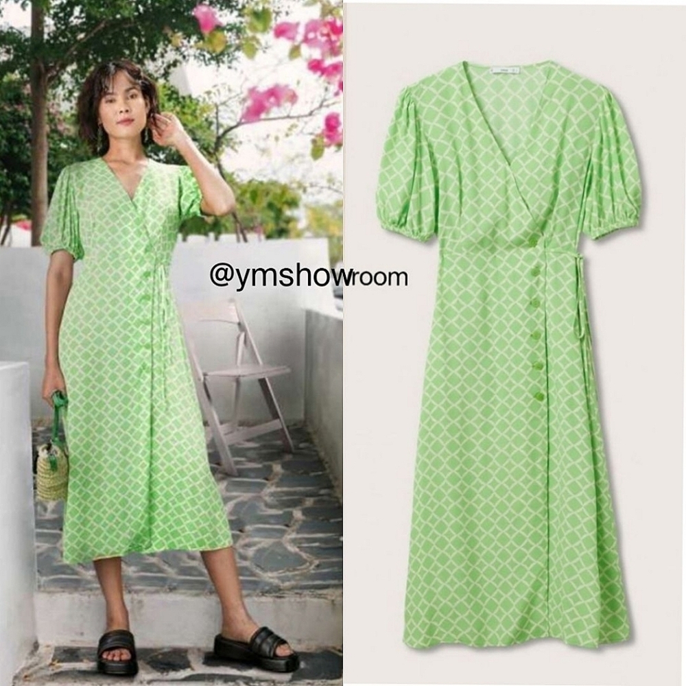 MANGO WRAP dress